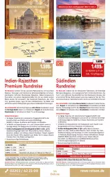 Gazetka promocyjna Rewe Reisen - Reiseprospekt - Gazetka - ważna od 28.08 do 28.08.2026 - strona 14 - produkty: Amber, arla, Bad, buch, deo, deutschsprachige reiseleitung, dusche, eis, elle, erde, Esszimmer, gewürz, HP, inklusivleistungen, LG, Metro, pril, Rana, reis, rel, Ti, Tiere, uhr, usb