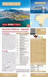 Gazetka promocyjna Rewe Reisen - Reiseprospekt - Gazetka - ważna od 28.08 do 28.08.2026 - strona 20 - produkty: Bad, balkonkabine, bett, Betten, body, bosch, buch, decke, deutschsprachige reiseleitung, dusche, eis, Elan, elle, erde, fenster, fisch, getränk, getränke, gin, inklusivleistungen, meerblickkabine, pingui, pool, reis, reiseverlauf, rel, Spezi, Sport, tender, Thea, Ti, tisch, uhr, wein