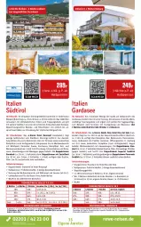 Gazetka promocyjna Rewe Reisen - Reiseprospekt - Gazetka - ważna od 28.08 do 28.08.2026 - strona 35 - produkty: angebot, angebote, auer, axe, Bad, Bademantel, bett, bio, buch, chia, cin, dusche, eis, getränk, harman, inklusivleistungen, italien gardasee, kurtaxe, Mantel, olive, oliven, pool, rama, reis, rezept, rum, Sport, südwest, Ti, uhr, wasser, wein, wellnessbereich, Whirlpool