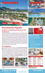 Gazetka promocyjna Rewe Reisen - Reiseprospekt - Gazetka - ważna od 28.08 do 28.08.2026 - strona 6 - produkty: alkohol, alkoholische getränke, angebot, Bad, Bau, buch, dekoration, deutschsprachige reiseleitung, dusche, eis, elle, ente, erde, getränk, getränke, harman, inklusivleistungen, küche, Liege, Mode, monte, pool, pril, reis, rel, Schal, schirme, Sport, Ti, tisch, uhr, usb, Vegeta, wasser