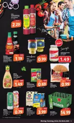 Gazetka promocyjna Markant - Prospekte - Gazetka - ważna od 08.04 do 08.04.2023 - strona 11 - produkty: alkohol, bier, erdinger, feinkost, flasche, heineken, Hela, ketchup, pils, pilsener, sauce, saucen, senf, Ti