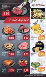 Gazetka promocyjna Markant - Prospekte - Gazetka - ważna od 08.04 do 08.04.2023 - strona 3 - produkty: braten, eis, elle, galbani, gin, gorgonzola, gouda, intenso, Käse, Old Amsterdam, reis, Spezi, Ti, ZTE