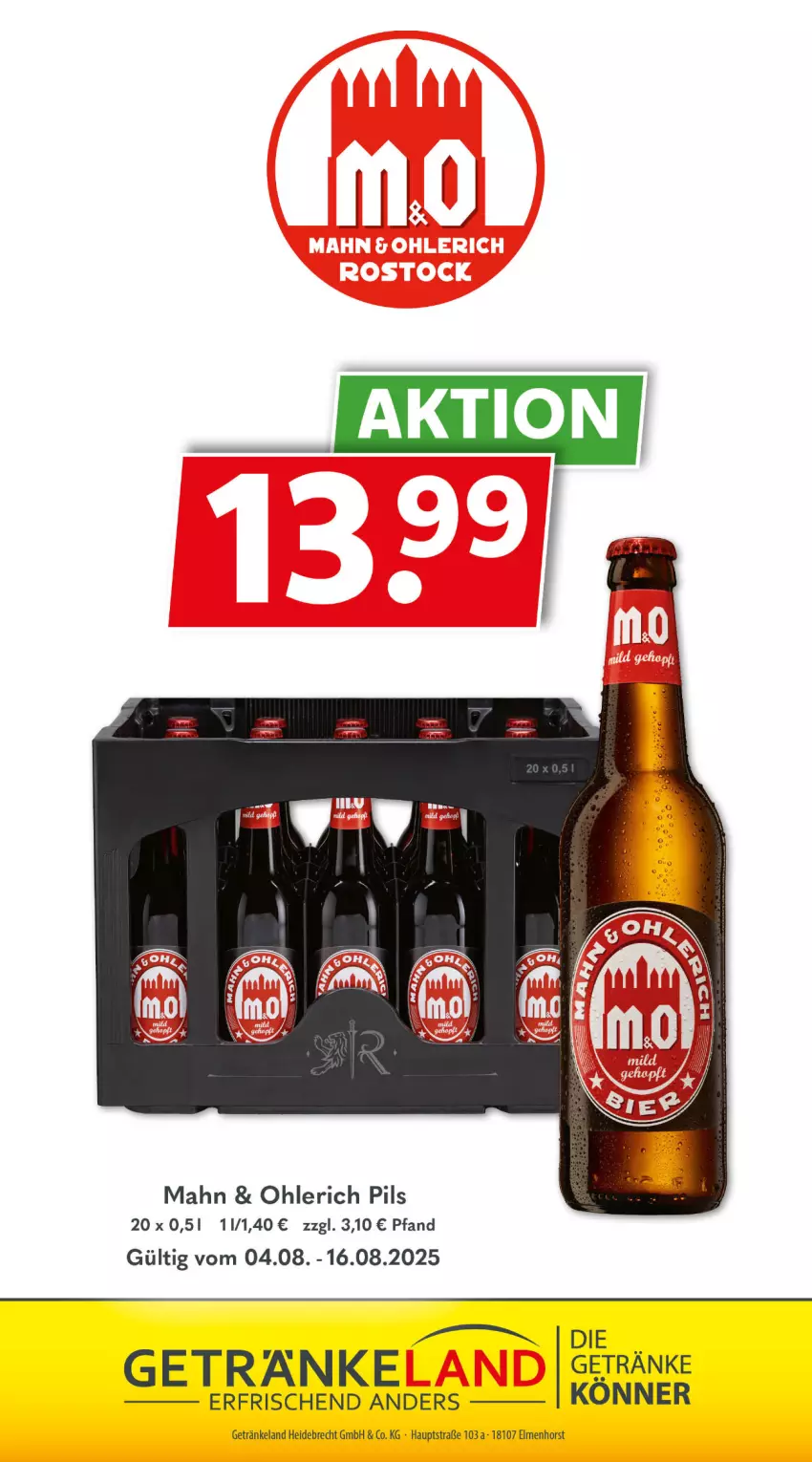 Aktueller Prospekt Getraenkeland - von 03.08 bis 15.08.2025 - strona 11 - produkty: Elan, getränk, getränke, pils, Ti