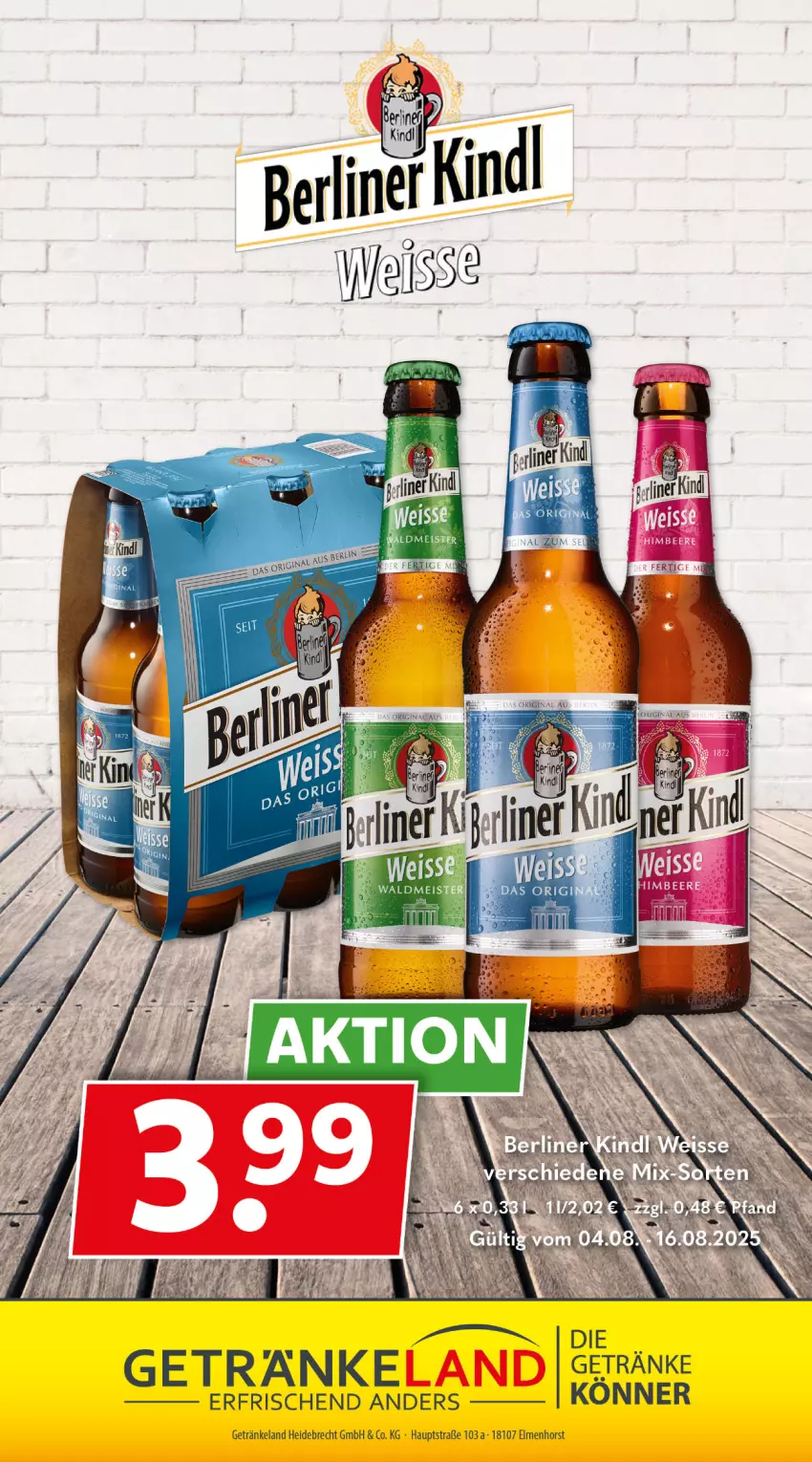 Aktueller Prospekt Getraenkeland - von 03.08 bis 15.08.2025 - strona 12 - produkty: Elan, getränk, getränke
