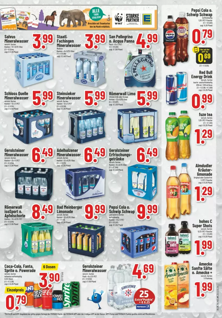 Aktueller Prospekt Trinkgut - Prospekte - von 14.09 bis 20.09.2025 - strona 3 - produkty: adelholzener, almdudler, Alwa, amecke, Bad, Berger, coca-cola, cola, drink, eis, elle, energy drink, fanta, fuze tea, gerolsteine, gerolsteiner, getränk, getränke, gin, Hohes C, Holz, kräuter, limo, limonade, mineralwasser, pepsi, Pepsi Cola, red bull, reis, säfte, san pellegrino, schorle, sprite, steiner, Steinsieker, Ti, wasser