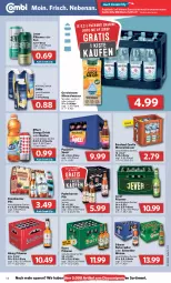 Gazetka promocyjna Combi - Prospekte - Gazetka - ważna od 18.06 do 18.06.2022 - strona 14 - produkty: Alwa, angebot, angebote, discount, drink, Effect, eis, elle, energy drink, flasche, gerolsteine, gerolsteiner, gösser, granini, jever, jever pilsener, könig pilsener, krombache, krombacher, krombacher pils, mineralwasser, natur, Nestea, Paula, paulaner, pils, pilsener, radler, reis, rel, säfte, sirup, Spezi, Sprudel, steiner, Ti, wasser