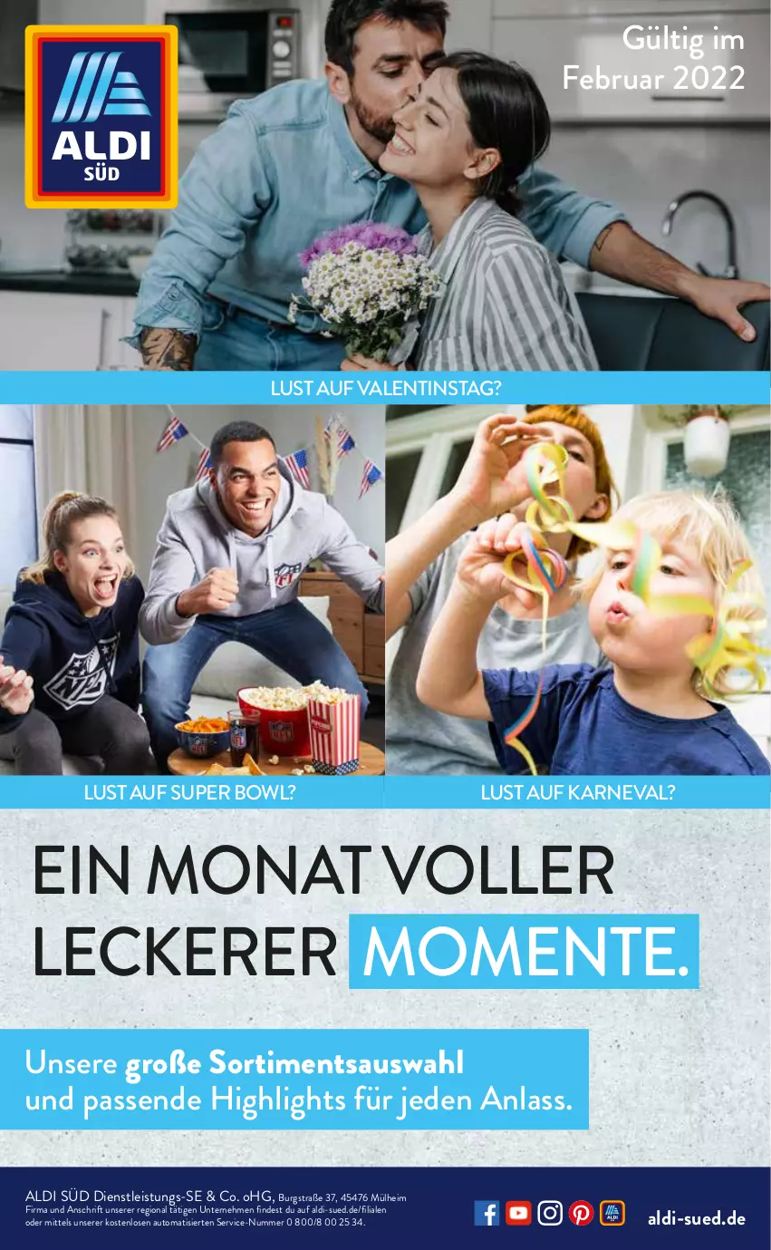 Aktueller Prospekt AldiSud - ALDI Sortiment - von 01.02 bis 28.02.2022 - strona 1 - produkty: aldi, auto, eis, ente, Ti