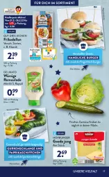 Gazetka promocyjna AldiSud - ALDI Sortiment - Gazetka - ważna od 28.02 do 28.02.2022 - strona 17 - produkty: aldi, ball, bio, brot, burger, dell, eis, elle, frikadellen, frischkäse, gouda, gouda jung, gurke, gurken, Käse, knallerpreis, korn, Kornbrot, Körniger Frischkäse, kräuter, olive, oliven, paprika, rapsöl, reis, remoulade, Schiffchen, snack, snacks, Ti, vollkornbrot, ziegenkäse