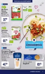 Gazetka promocyjna AldiSud - ALDI Sortiment - Gazetka - ważna od 28.02 do 28.02.2022 - strona 5 - produkty: aldi, bio, Bio-Hackfleisch, bolognese, Brühe, butter, Buttertoast, cin, creme, cremesuppe, eis, flasche, fleisch, Geflügel, Gemüsebrühe, gewürz, hackfleisch, knallerpreis, kräuter, mac, nuss, parmigiano, parmigiano reggiano, reggiano, reis, riesling, rind, schwein, schweine, schweinefleisch, Soße, spaghetti, suppe, suppen, Ti, tisch, toast, tomate, tomaten, wein, weine, zucchini