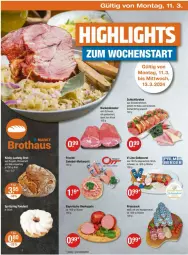 Gazetka promocyjna Vmarkt - Prospekte - Gazetka - ważna od 13.03 do 13.03.2024 - strona 18 - produkty: auer, braten, brot, dinkelmehl, eis, fleisch, gewürz, Käse, küche, Küchen, mac, mehl, natur, presssack, ring, sac, schinken, schwein, schweine, schweinefleisch, Ti, wein, weine, wurst