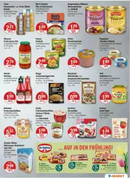 Gazetka promocyjna Vmarkt - Prospekte - Gazetka - ważna od 13.03 do 13.03.2024 - strona 7 - produkty: apfel, apfelmus, auer, beutel, bihophar, blume, blumen, blumenöl, eintöpfe, eis, elle, erasco, erde, fertiggericht, fertiggerichte, fisch, flasche, gin, Hausmacher, hengstenberg, honig, je 250-g-packung, ketchup, kochbeutel, konfitüre, Konserven, Kraut, mac, maggi, mehl, miracoli, mondamin, natur, natura, nudel, nudeln, nuss, nusspli, pasta, Pasta Sauce, reis, rotkohl, sauce, Sauerkraut, saupiquet, sonnenblume, sonnenblumen, sonnenblumenöl, Soße, Spezi, thunfisch, Ti, wein, Weinsauerkraut, wurst, wurstkonserven, zentis, zucker