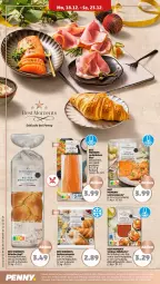 Gazetka promocyjna Penny - Prospekte - Gazetka - ważna od 23.12 do 23.12.2023 - strona 10 - produkty: ACC, beutel, butter, Carpaccio, Croissant, croissants, filet, kräuter, kräutern, lachs, rasen, salz, Ti, Wild, wildlachs