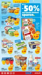 Gazetka promocyjna Penny - Prospekte - Gazetka - ważna od 23.12 do 23.12.2023 - strona 31 - produkty: Becher, butter, danone, di bufala, emmentaler, flasche, goldsteig, je 250-g-packung, kaffee, maggi, milch, pizza, pudding, rwe, sahne, schoko, schokolade, vollmilch