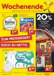 Gazetka promocyjna Netto Marken-Discount - Filial-Angebote - Gazetka - ważna od 29.04 do 29.04.2023 - strona 29 - produkty: angebot, bestpreis, bratwurst, eis, flammkuchen, gin, Kamill, kamille, kuchen, lamm, Ofen, papier, pizza, rama, reis, steinofen, steinofen pizza, Ti, toilettenpapier, wagner, wurst, ZTE