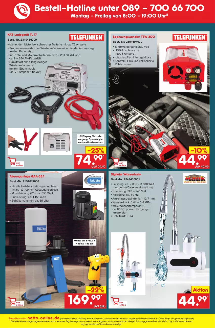 Aktueller Prospekt Netto Marken-Discount - Filial-Angebote - von 26.09 bis 01.10.2022 - strona 47 - produkty: angebot, batterie, batterien, Behälter, eis, gsw, Holz, ladegerät, leds, Maus, ndk, reis, Ti, uhr, usb, versandkostenfrei, wasser, ZTE