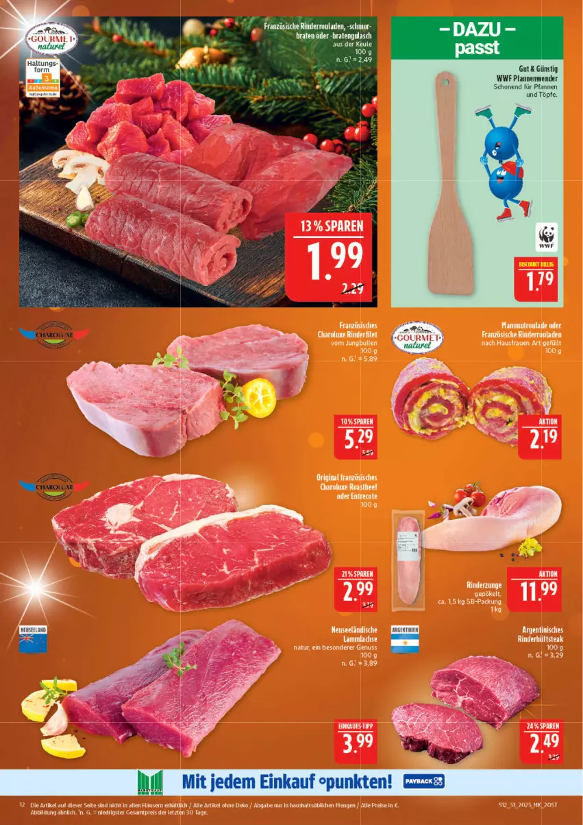 Aktueller Prospekt Marktkauf - Prospekt - von 14.12 bis 20.12.2025 - strona 12 - produkty: eis, lamm, natur, nuss, reis, Ti, ZTE