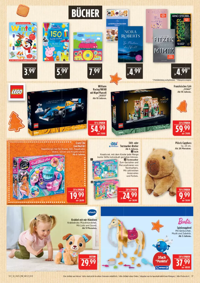 Aktueller Prospekt Marktkauf - Prospekt - von 14.12 bis 20.12.2025 - strona 37 - produkty: ACC, accessoires, Cap, cin, eis, Kinder, Kreativset, Persona, Plüsch, reis, spielzeug, stifte, textmarker, Ti
