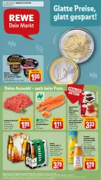 Gazetka promocyjna Rewe - Prospekte - Gazetka - ważna od 21.10 do 21.10.2023 - strona 1 - produkty: aktionspreis, apfel, Becher, beere, bio, Café Landhaus, coppenrath, ehrmann, eis, elle, erdbeere, fleisch, frucht, fruchtfleisch, hackfleisch, hackfleisch gemischt, Innocent, joghur, joghurt, latte, mango, maracuja, möhren, orange, pils, pilsener, pudding, reis, Ria, rind, saft, schwein, smoothie, speisemöhren, telefon, Ti, uhr, veltins, veltins pilsener, wein