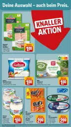 Gazetka promocyjna Rewe - Prospekte - Gazetka - ważna od 21.10 do 21.10.2023 - strona 4 - produkty: Becher, bifi, dell, ehrmann, eis, filet, filets, galbani, Geflügel, gin, hering, Herings, heringsfilets, joghur, joghurt, merl, Mini-Salami, mortadella, mozzarella, reis, rel, ring, sahne, salami, sauce, spinat, Ti, wiesenhof