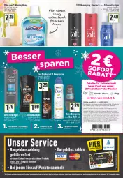 Gazetka promocyjna E Center - Angebote der Woche - Gazetka - ważna od 04.02 do 04.02.2023 - strona 22 - produkty: arla, axe, axe duschgel, Brei, coupon, dove, duschdas, duschgel, flasche, gin, Haarlack, haarspray, lack, LG, mastercard, oder schaumfestiger, rexona, roll-on, schaumfestiger, Signal, sofort-rabatt, sofortrabatt, spülung, Taft, tee, Ti