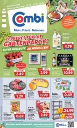 Gazetka promocyjna Combi - Prospekte - Gazetka - ważna od 27.05 do 27.05.2023 - strona 1 - produkty: almighur, almighurt, Becher, beere, beeren, berentzen, beutel, bratwurst, coppenrath, Eckregal, ehrmann, ehrmann almighurt, eis, elle, erdbeere, erdbeeren, flasche, frucht, fruchtgummi, Gewächshaus, grill, grillbratwurst, haribo, holländischer schnittkäse, Käse, korn, kraft, krombache, krombacher, krombacher pils, Lakritz, latte, lebensmittel, oder lakritz, pils, regal, reis, rind, rinder, rostbratwurst, rouladen, sahne, Schal, Schale, schnittkäse, schwein, schweine, steckregal, Ti, torte, wein, weine, weizenkorn, wurst, ZTE