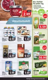 Gazetka promocyjna Markant - Prospekte - Gazetka - ważna od 10.02 do 10.02.2024 - strona 13 - produkty: agaven, bella crema, beutel, bio, brot, dallmayr, eis, kaffee, kaffeepads, knäckebrot, krüger, latte, mac, melitta, natur, reis, sahne, Spezi, tee, Ti, tuc, wasa, ZTE