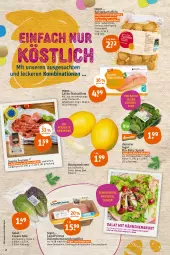 Gazetka promocyjna Tegut - Angebote der Woche - Gazetka - ważna od 09.04 do 09.04.2022 - strona 4 - produkty: angebot, angebote, Bau, bio, brustfilet, dekoration, eis, ente, filet, filets, fisch, honig, honigmelone, honigmelonen, kartoffel, kartoffeln, lachs, landprimus, melone, melonen, natur, rezept, ring, sac, salat, speisekartoffeln, spinat, Ti, tisch