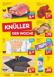 Gazetka promocyjna Netto Marken-Discount - Filial Angebote - Gazetka - ważna od 15.01 do 15.01.2022 - strona 2 - produkty: auer, backofen, beere, beeren, bio, brot, Dinkelbrot, eis, erdbeere, erdbeeren, kaffee, kartoffel, küche, Küchen, küchentücher, LG, meersalz, milka, milka schokolade, natur, ndk, Ofen, reis, salz, Schal, Schale, schmutzfangmatte, schoko, schokolade, schwein, schweine, Softlan, stube, Ti, tücher, versandkostenfrei, weichspüler, wein, weine