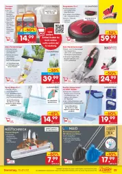 Gazetka promocyjna Netto Marken-Discount - Filial Angebote - Gazetka - ważna od 15.01 do 15.01.2022 - strona 29 - produkty: akku, akku-handstaubsauger, angebot, auto, besteck, bestecke, Bodentücher, bürste, bürsten, deka, eimer, eis, elle, fenster, flasche, grill, grillrost, gsw, handstaubsauger, ladekabel, led-licht, orange, orangen, pfanne, pfannen, reifen, reiniger, Reinigung, Saugroboter, schlauch, sprühflasche, staubsauger, Teleskop, Ti, tisch, Trockensauger, tuc, tücher, und pfanne, usb, wasser, WC-Bürste, ZTE