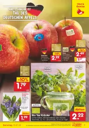 Gazetka promocyjna Netto Marken-Discount - Filial Angebote - Gazetka - ważna od 15.01 do 15.01.2022 - strona 7 - produkty: angebot, beutel, bio, blume, blumen, kräuter, minze, obst, pflanze, pflanzen, saft, Schal, Schale, tee, Ti, tisch, topf, zitrone, zitronen, ZTE