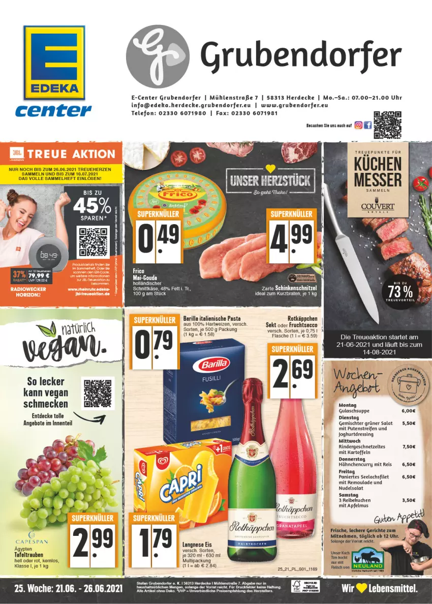 Aktueller Prospekt E Center - Angebote der Woche - von 21.06 bis 26.06.2021 - strona 1