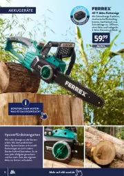 Gazetka promocyjna AldiSud - ALDI Garten - Gazetka - ważna od 30.04 do 30.04.2022 - strona 14 - produkty: akku, aldi, bürste, bürsten, Garten, Kette, kraft, ladegerät, ohne akku und ladegerät, säge, Ti, tisch