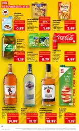Gazetka promocyjna Kaufland - Prospekt - Gazetka - ważna od 13.03 do 13.03.2024 - strona 10 - produkty: angebot, aperitif, apfel, apfelsaft, beutel, bourbon, bourbon whiskey, brezel, Cap, captain morgan, caramel, coca-cola, cola, creme, cremys, de beukelaer, flasche, frucht, getränk, gewürz, Gewürzgurke, gewürzgurken, gin, gurke, gurken, jim beam, keks, kekse, kentucky straight, knorr, kondensmilch, martini, milch, nuss, nuss-nougat-creme, original spiced gold, popcorn, rum, saft, salat, Ti, tisch, tuc, vanille, werther's, whiskey, ZTE