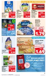 Gazetka promocyjna Kaufland - Prospekt - Gazetka - ważna od 13.03 do 13.03.2024 - strona 27 - produkty: angebot, angebote, auer, basilikum, bavaria blu, bergader, brot, doppelrahmstufe, eis, ente, feta, gewürz, gin, gouda, grill, hähnchenschenkel, henkel, Käse, LG, Loose, mac, milch, Ofen, original wagner, quark, quäse, Ria, rustipani, schenkel, St. Mang, Ti, tiefkühlkost, tisch, tomate, tomate-basilikum, wagner, weichkäse, wiesenhof