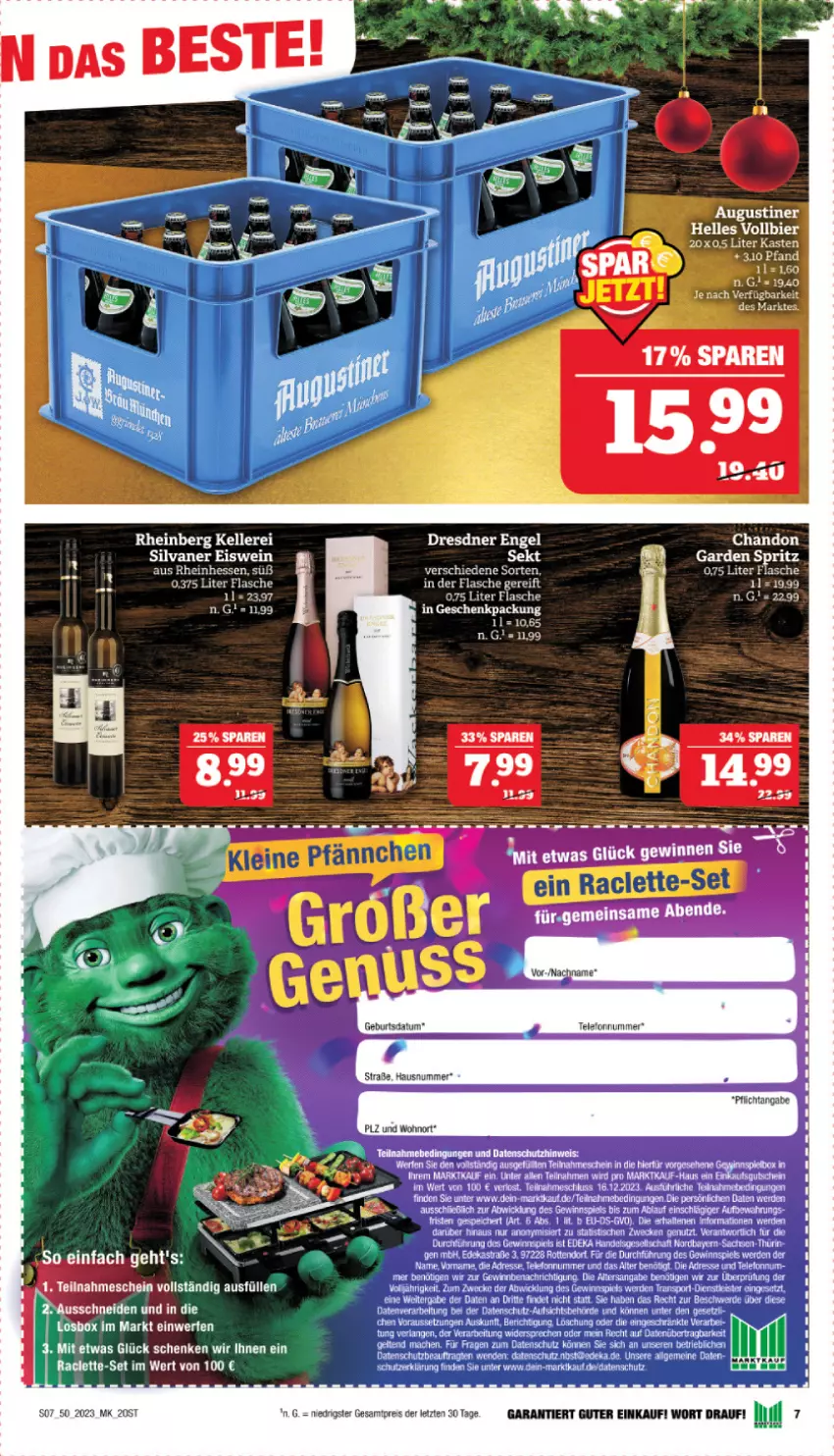 Aktueller Prospekt Marktkauf - Prospekt - von 10.12 bis 16.12.2023 - strona 7 - produkty: Astra, bier, deka, eis, elle, Engel, ente, erde, flasche, geschenkpackung, gewinnspiel, gutschein, Hausnummer, LG, reis, sac, sekt, silvaner, Sport, tee, telefon, Ti, weck, wein, WICK, ZTE