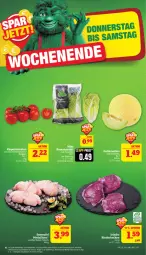 Gazetka promocyjna Marktkauf - Prospekt - Gazetka - ważna od 16.12 do 16.12.2023 - strona 42 - produkty: eis, ente, galiamelone, medaillons, melone, reis, rispentomaten, Romanasalat, salat, tomate, tomaten, ZTE