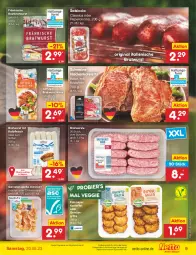 Gazetka promocyjna Netto Marken-Discount - Filial-Angebote - Gazetka - ważna od 20.05 do 20.05.2023 - strona 9 - produkty: angebot, aqua, bestpreis, bier, bratwurst, chili, cin, eis, fleisch, garnelen, Geflügel, gin, grill, ideal zum grillen, Kalbfleisch, kartoffel, kotelett, kräuter, marinade, mit kalbfleisch, nackenkoteletts, natur, reis, rostbratwurst, salsiccia, schwein, schweine, schweinenacken, Ti, veggie, wein, weine, wurst, ZTE