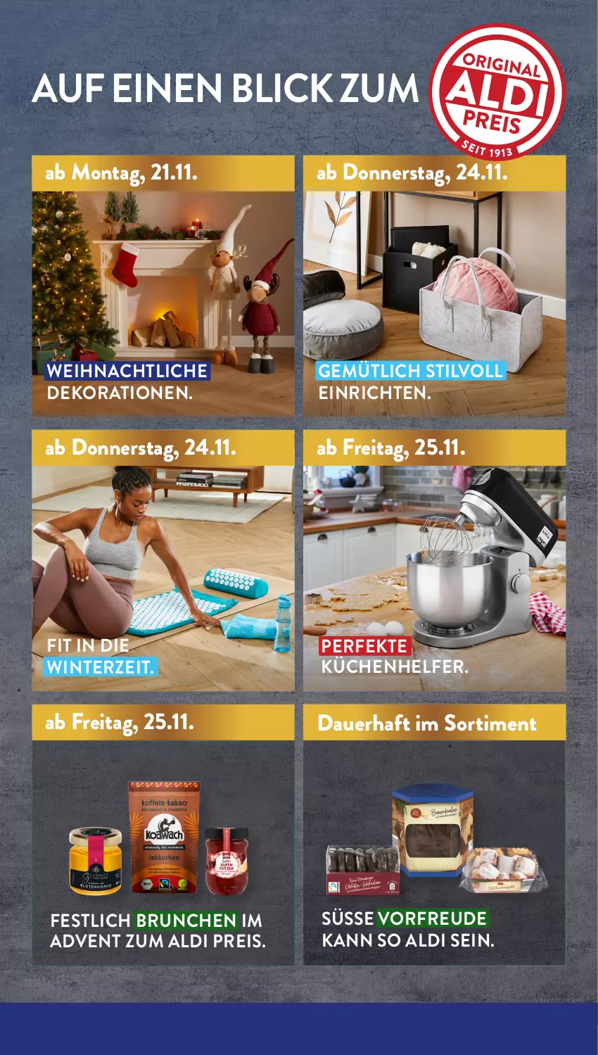 Aktueller Prospekt AldiSud - NÄCHSTE WOCHE - von 21.11 bis 26.11.2022 - strona 3 - produkty: aldi, auer, dekoration, eis, küche, Küchen, Küchenhelfer, reis, Ti