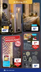 Gazetka promocyjna AldiSud - NÄCHSTE WOCHE - Gazetka - ważna od 26.11 do 26.11.2022 - strona 12 - produkty: adapter, aldi, auer, batterie, casa deco, dell, eis, elle, Garten, kerze, Kette, led-licht, leds, Leuchte, lichterkette, Lichtervorhang, Mode, reis, rum, schlauch, Ti, timer, wasser, windlicht, ZTE