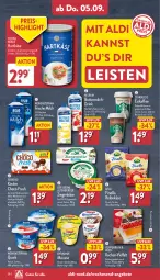 Gazetka promocyjna Aldi Nord - Von Montag - Gazetka - ważna od 07.09 do 07.09.2024 - strona 28 - produkty: aldi, altenburger, angebot, angebote, arla, aus der tiefkühlung, Becher, beutel, burger, butter, buttermilch, choco fresh, cin, coppenrath, creme, drink, ehrmann, eis, eiskaffee, ferrero, finello, frische milch, getränk, hartkäse, haselnuss, Haselnusscreme, kaffee, Käse, Kinder, Kinder Choco fresh, kuchen, milch, milram, mousse, nuss, quark, Reibekäse, reis, schoko, schokolade, starbucks, Ti, vollmilch, weihenstephan, ziegenkäse