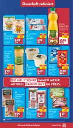 Gazetka promocyjna Aldi Nord - Von Montag - Gazetka - ważna od 07.09 do 07.09.2024 - strona 39 - produkty: aldi, apfel, apfelsaft, auer, Becher, beutel, braten, dauertiefpreis, eis, feinkost, flasche, lebensmittel, Mett, obst, Rauch, reis, riegel, saft, salami, salat, snack, snacks, spargel, Spezi, stangenspargel, Sun Snacks, Ti, tiefpreis, Yo