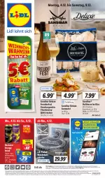 Gazetka promocyjna Lidl - Aktionsprospekt - Gazetka - ważna od 09.12 do 09.12.2023 - strona 1 - produkty: angebot, angebote, auer, Bad, bett, bettwäsche, bio, burgunder, chardonnay, coupon, coupons, drink, Duftkerze, eis, energy drink, erde, gin, grauburgunder, gutschein, kerze, reis, Rockstar, rwe, telefon, Ti, Tüte, wendebettwäsche