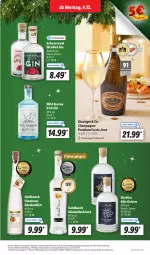 Gazetka promocyjna Lidl - Aktionsprospekt - Gazetka - ważna od 09.12 do 09.12.2023 - strona 17 - produkty: angebot, berliner, brut, champagne, champagner, coupon, cuvée, eis, elle, gin, haselnuss, nuss, reis, teller, Ti, wein, Wild, ZTE