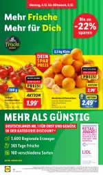 Gazetka promocyjna Lidl - Aktionsprospekt - Gazetka - ważna od 09.12 do 09.12.2023 - strona 18 - produkty: Abtei, angebot, clementinen, cocktail, cocktails, coupon, discount, eis, frucht, magazin, mandarine, mandarinen, obst, Obst und Gemüse, pril, Rauch, reis, strauchtomaten, Ti, tomate, tomaten, und gemüse