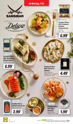 Gazetka promocyjna Lidl - Aktionsprospekt - Gazetka - ważna od 09.12 do 09.12.2023 - strona 2 - produkty: buch, eis, filet, garnelen, Holz, lachs, natur, ndk, Schal, Schale, Tapas, Ti