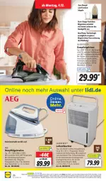 Gazetka promocyjna Lidl - Aktionsprospekt - Gazetka - ważna od 09.12 do 09.12.2023 - strona 30 - produkty: aeg, angebot, auer, dell, eis, elle, Garten, gartenschlauch, gliss, kleid, Kleidung, LG, Liege, Luftentfeuchter, Mode, ndk, Reinigung, reis, Schal, Schale, schlauch, silvercrest, Ti, wasser, wassertank, ZTE