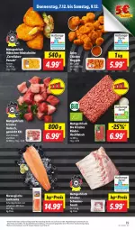 Gazetka promocyjna Lidl - Aktionsprospekt - Gazetka - ważna od 09.12 do 09.12.2023 - strona 55 - produkty: angebot, Bau, bio, chicken nuggets, coupon, curry, dip, eis, flakes, fleisch, gulasch, hackfleisch, lachs, nuggets, preisvorteil, reis, rind, rinder, rinderhackfleisch, rwe, Salsa, schwein, schwein und rind, schweine, Schweinebauch, Ti, vom schwein und rind, wein, weine, ZTE