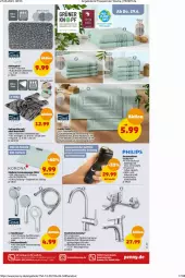 Gazetka promocyjna Penny - Prospekte - Gazetka - ważna od 01.07 do 01.07.2023 - strona 17 - produkty: angebot, angebote, armatur, Bad, badteppich, brause, brauseschlauch, edelstahl, garnitur, handbrause, kraft, Mantel, Personenwaag, personenwaage, Philips, schlauch, Spültischarmatur, teppich, Ti, tisch, Waage, Wanne, WC-Vorleger