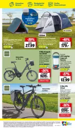 Gazetka promocyjna Lidl - Wochen-Highlights im Onlineshop - Gazetka - ważna od 17.09 do 17.09.2023 - strona 7 - produkty: akku, auer, beleuchtung, dell, E-Bike, eis, elle, erde, fliegengitter, Lampe, Liege, Mode, ndk, reis, rwe, Tasche, taschen, Ti, Trekkingzelt, Zelt