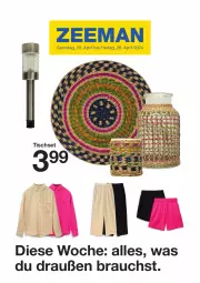 Gazetka promocyjna Zeeman - Prospekte - Gazetka - ważna od 26.04 do 26.04.2024 - strona 1 - produkty: pril, Rauch, Ti, tisch, Tischset